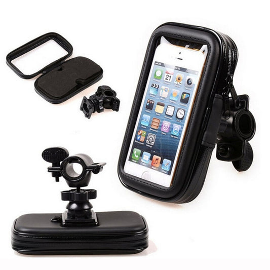 Extra Large 6.3 inch Bicycle Universal Waterproof Bag Mountain Bike Cell Phone Navigation Holder by bashfashion