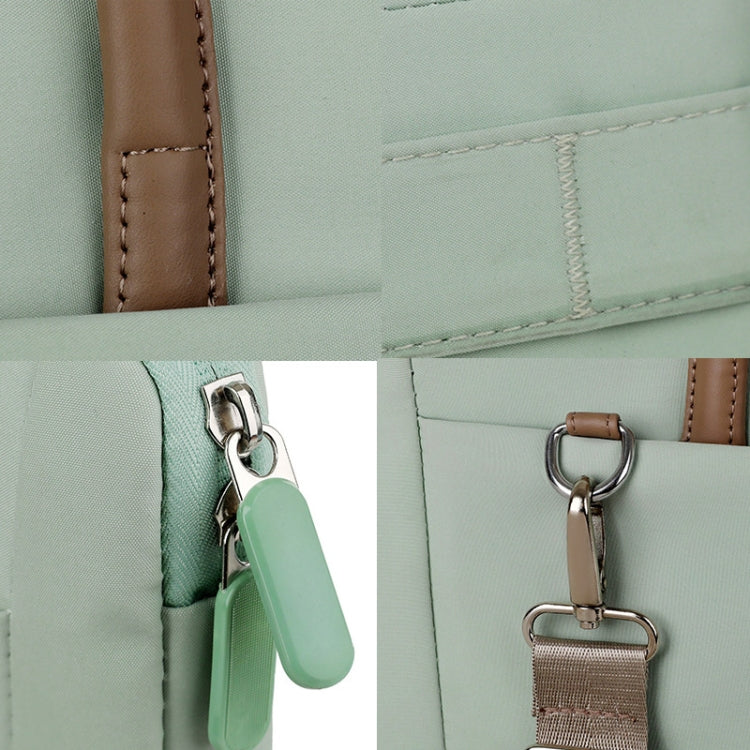 13 -13.3 Inch Oxford Cloth Laptop Bag Crossbody Carrying Case Briefcase(Black) by bashfashion