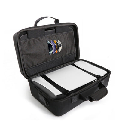 For PS5 Slim Game Console EVA Storage Bag Handbag Carrying Case(1900 Black) by bashfashion