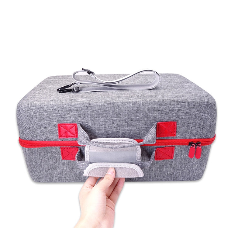 For PS5 Slim Game Console EVA Storage Bag Handbag Carrying Case(1900 Black) by bashfashion