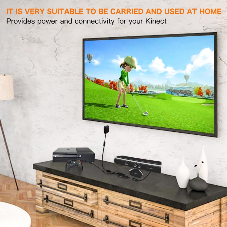 For Microsoft Xbox 360 Kinect Sensor Charger USB AC Adapter Power Supply(EU Plug) by bashfashion