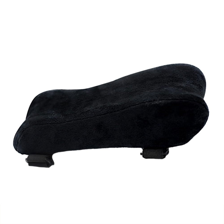 Curve Three-dimensional Support Memory Foam Office Chair Armrest Pad, Color: Black by bashfashion