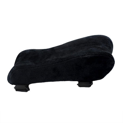 Curve Three-dimensional Support Memory Foam Office Chair Armrest Pad, Color: Black by bashfashion