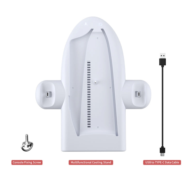 For PS5 Slim Console DOBE Multifunctional Charging Base with RGB Light by DOBE