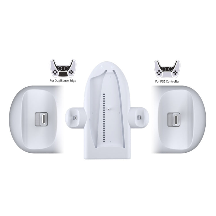 For PS5 Slim Console DOBE Multifunctional Charging Base with RGB Light by DOBE