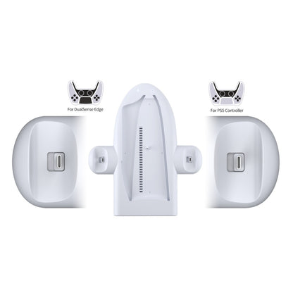 For PS5 Slim Console DOBE Multifunctional Charging Base with RGB Light by DOBE