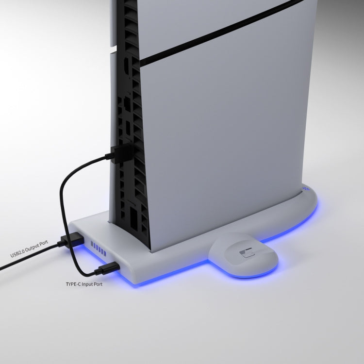 For PS5 Slim Console DOBE Multifunctional Charging Base with RGB Light by DOBE