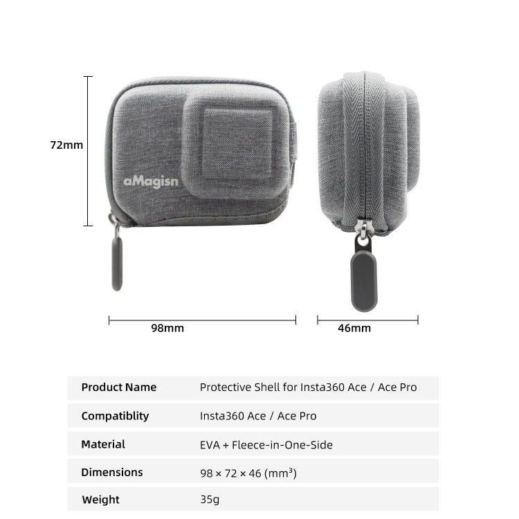 For Insta360 Ace / Ace Pro aMagisn Body Bag Mini Storage Protection Case by aMagisn