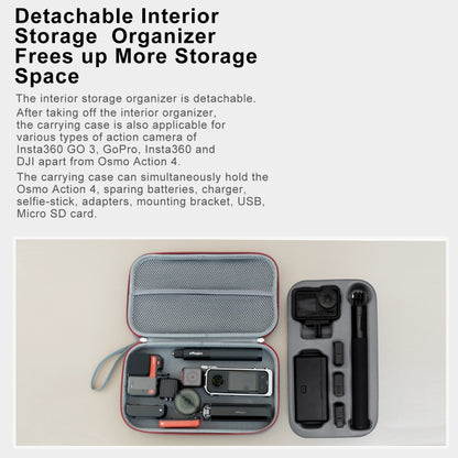 For DJI Osmo Action 4 aMagisn Medium Storage Pack Protection Movement Camera Accessories by aMagisn