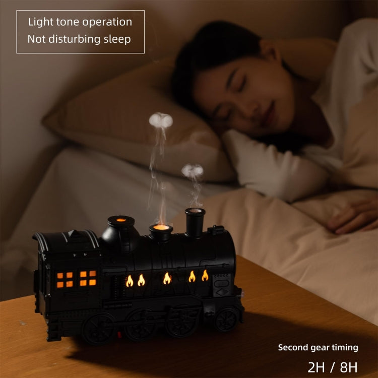 300ml Small Train Essential Oil Diffuser Humidifier With Remote Control AU Plug by bashfashion