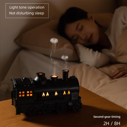 300ml Small Train Essential Oil Diffuser Humidifier With Remote Control AU Plug by bashfashion