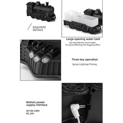 300ml Small Train Essential Oil Diffuser Humidifier With Remote Control AU Plug by bashfashion