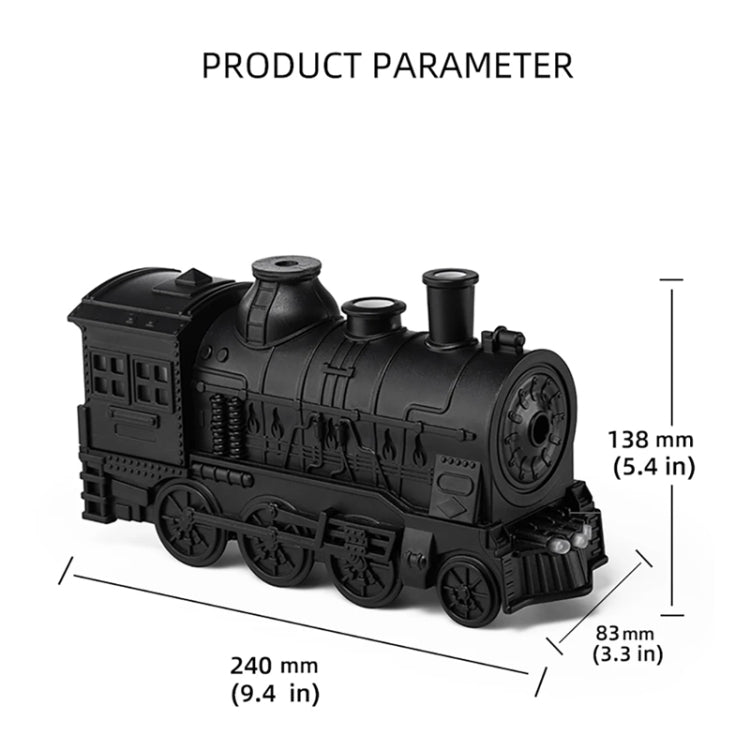 300ml Small Train Essential Oil Diffuser Humidifier With Remote Control AU Plug by bashfashion