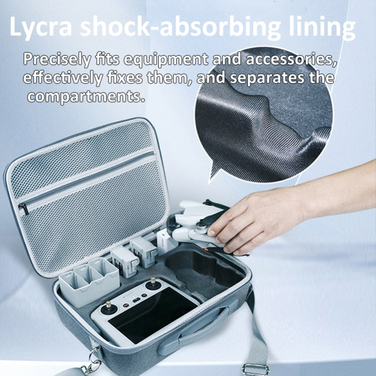 For DJI Mini 4 Pro / Mini 3 Pro LKTOP Carrying Case Waterproof Shoulder Bag Handbag, Style: PU by LKTOP