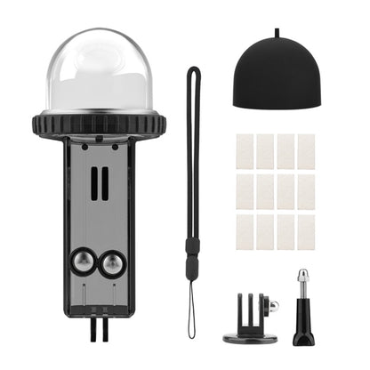 For DJI Osmo Pocket 3 BRDRC 40m Depth Waterproof Case Diving Housing Cover(Black Handle) by BRDRC