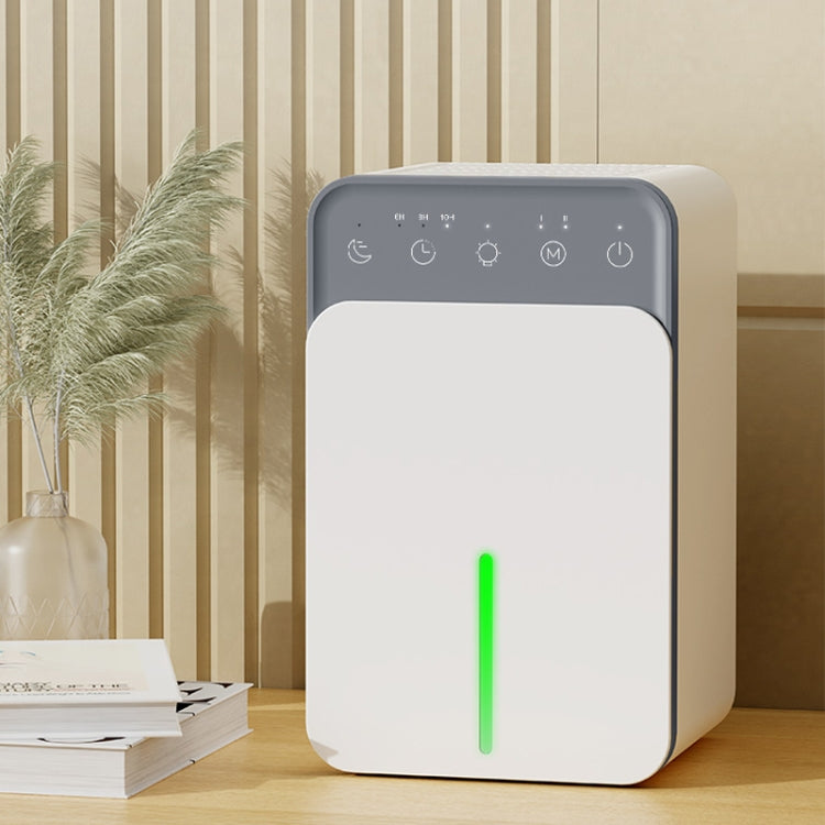 1500ml Semiconductor Dehumidifier with Automatic Defrost Function, Timer, Sleep Mode US Plug by bashfashion