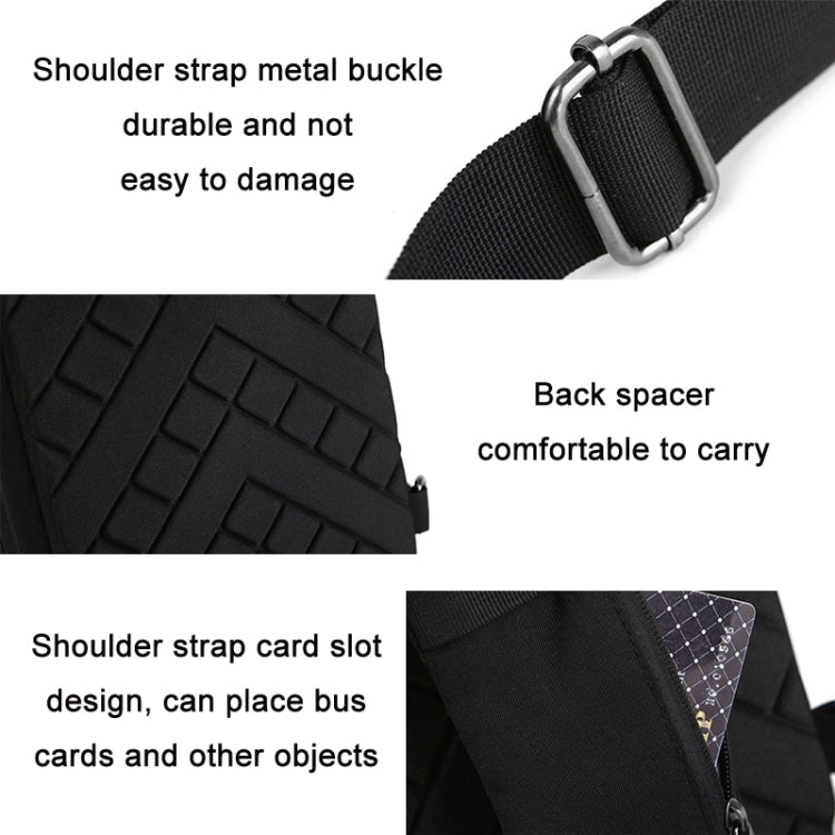 For DJI Mini 4 Pro Drone Chest Bag Backpack Crossbody Bag Storage Box(Black) by bashfashion