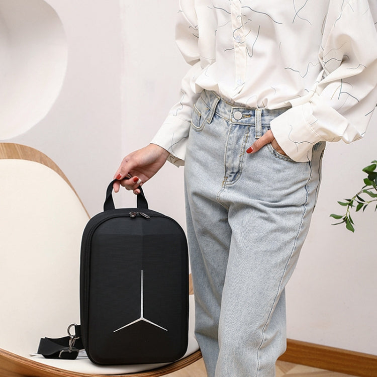 For DJI Mini 4 Pro Drone Chest Bag Backpack Crossbody Bag Storage Box(Black) by bashfashion