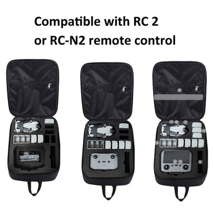 For DJI Mini 4 PRO Backpack EVA Hard Shell Storage Bag(Black) by bashfashion