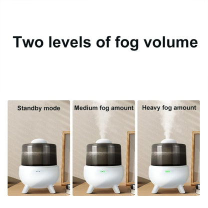 FS102 2L Ultrasonic Aromatherapy Colorful Night Light Desktop Humidifier, Spec: EU Plug(White) by bashfashion