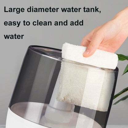 FS102 2L Ultrasonic Aromatherapy Colorful Night Light Desktop Humidifier, Spec: US Plug(White) by bashfashion