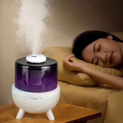 FS102 2L Ultrasonic Aromatherapy Colorful Night Light Desktop Humidifier, Spec: US Plug(White) by bashfashion