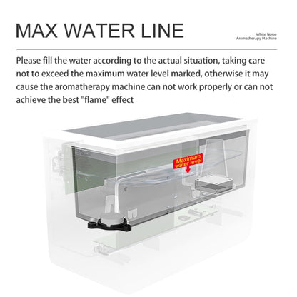 C221 Bluetooth White Noise Flame Aromatherapy Machine Home Desktop Humidifier(English Version) by bashfashion