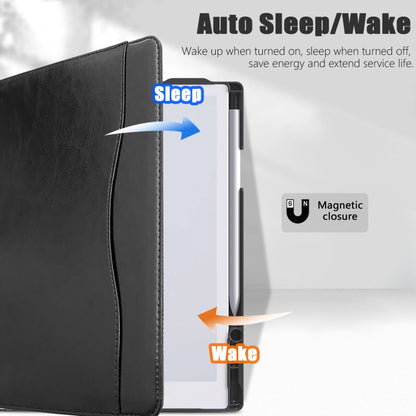 For ReMarkable 2 10.3 Inch 2020 Paper Tablet Case 360 Degree Rotating Stand Cover with Pencil Holder(Black) by bashfashion