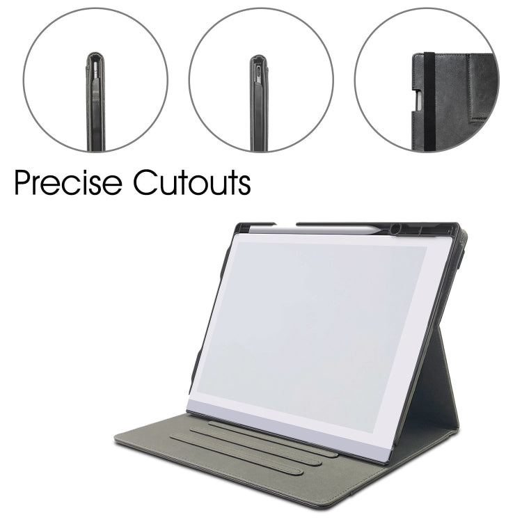 For ReMarkable 2 10.3 Inch 2020 Paper Tablet Case 360 Degree Rotating Stand Cover with Pencil Holder(Black) by bashfashion