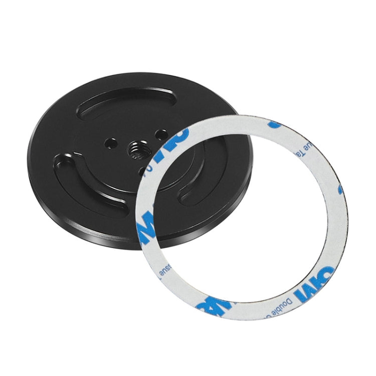 Magnetic Phone Holder with 1/4 Inch Hole for Tripod Magic Arm(Black) by bashfashion