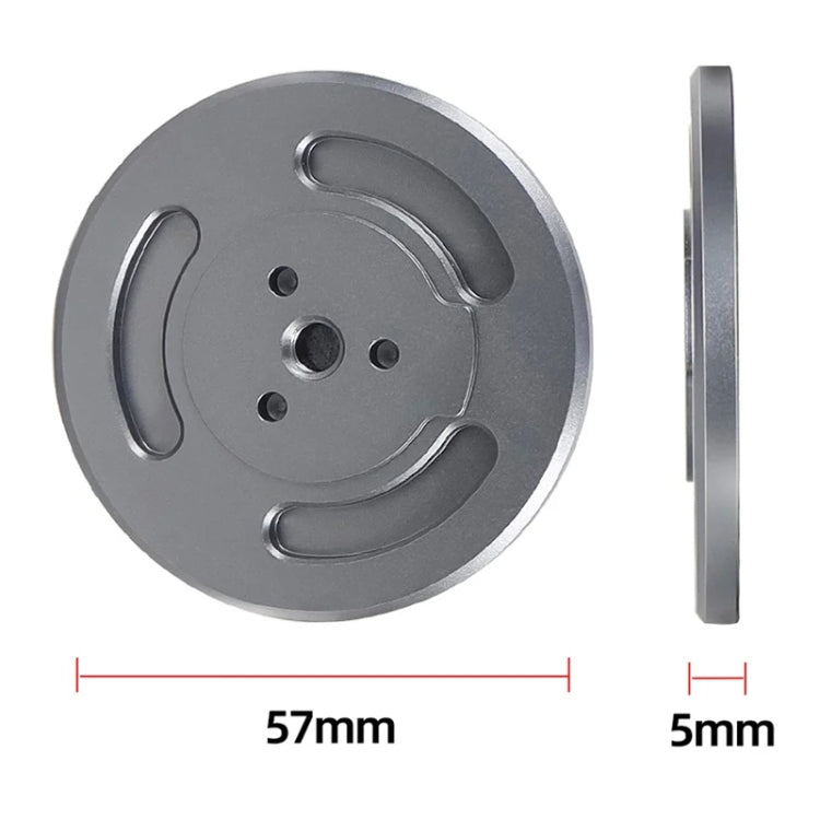 Magnetic Phone Holder with 1/4 Inch Hole for Tripod Magic Arm(Black) by bashfashion