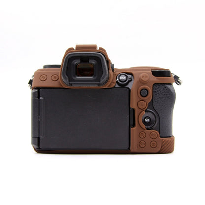 For Nikon Z6III Camera Protective Silicone Case, Color: Coffee by bashfashion