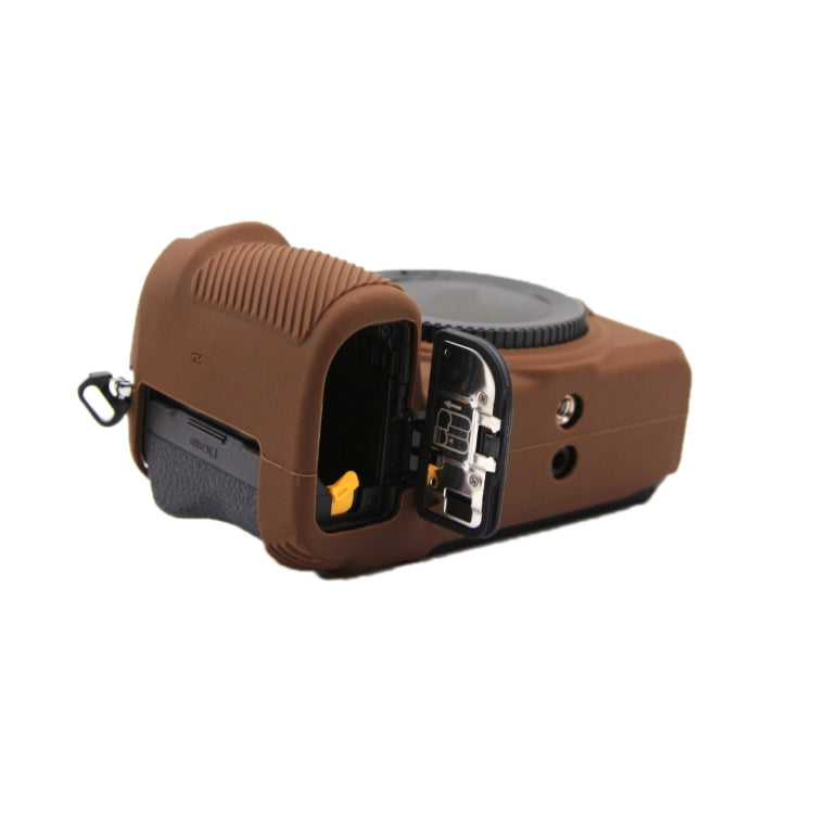 For Nikon Z6III Camera Protective Silicone Case, Color: Coffee by bashfashion