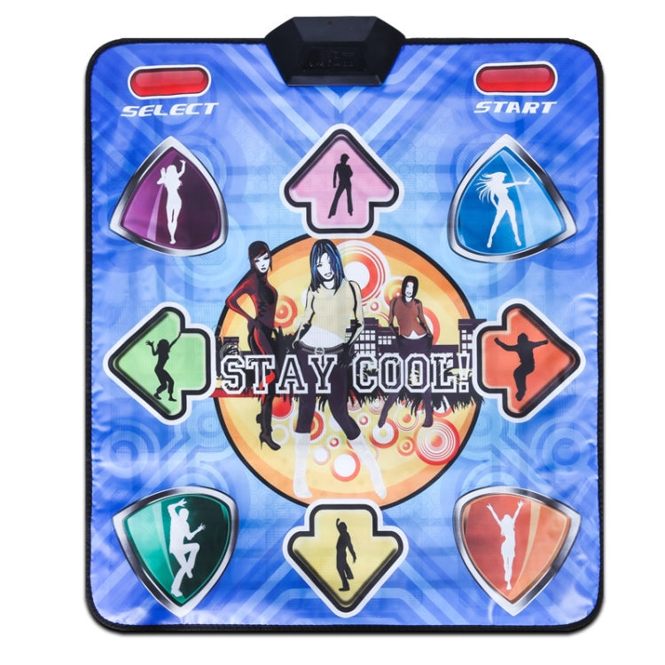USB Wired Dancing Mat Electronic Music Game Pad Toy To PC(Cool Blue) by bashfashion