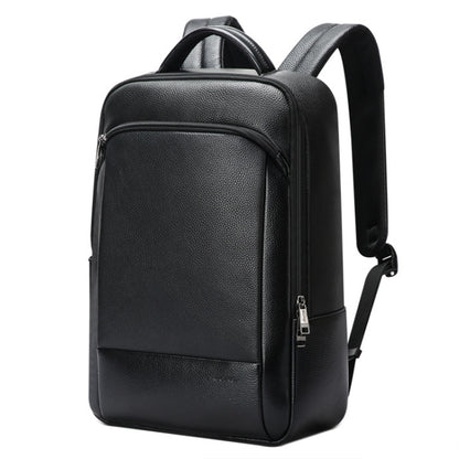 Bopai 61-123311 Large-Capacity First-Layer Cowhide Business Laptop Backpack(Black) by Bopai