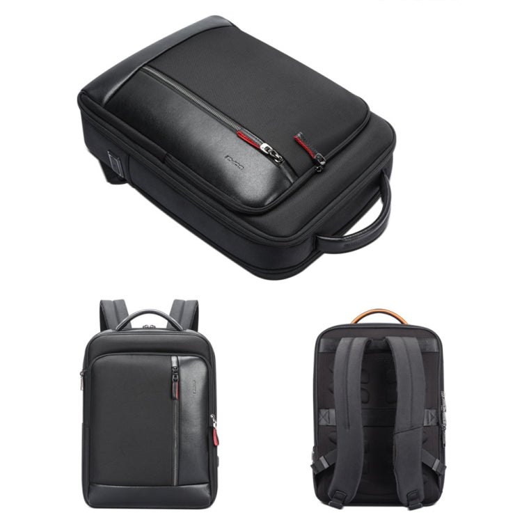 Bopai 751-006641A Large Capacity Anti-theft Waterproof Laptop Business Backpack(Black) by Bopai
