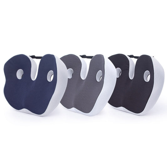 Office Sedentary Memory Foam Breathable Cushion Chair Hip Seat Cushion(Black) by bashfashion