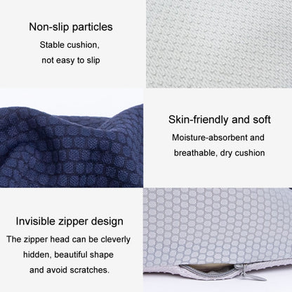 Office Sedentary Memory Foam Breathable Cushion Chair Hip Seat Cushion(Black) by bashfashion