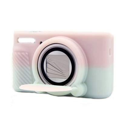 For Canon SX730/SX740 Soft Silicone Protective Case, Color: Jelly Pink Green by bashfashion