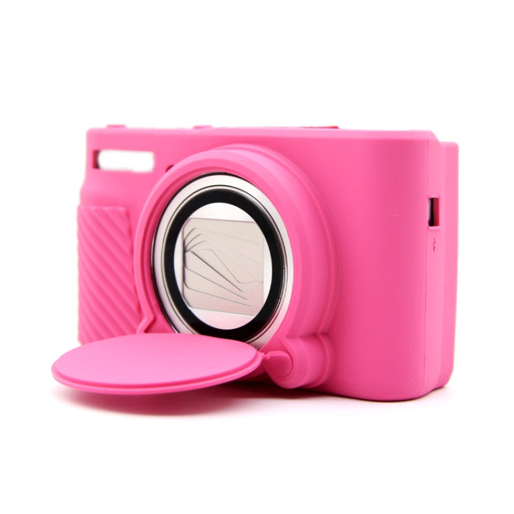For Canon SX730/SX740 Soft Silicone Protective Case, Color: Rose Red by bashfashion