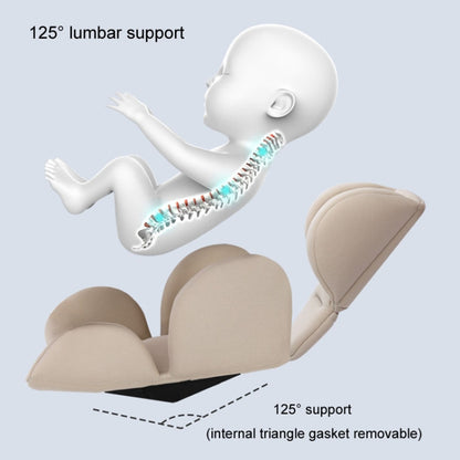 Infant Safety Seat Cushion Four Seasons Universal Stroller Lumbar Protection Pads(Grey) by bashfashion