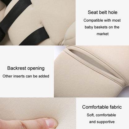 Infant Safety Seat Cushion Four Seasons Universal Stroller Lumbar Protection Pads(Grey) by bashfashion