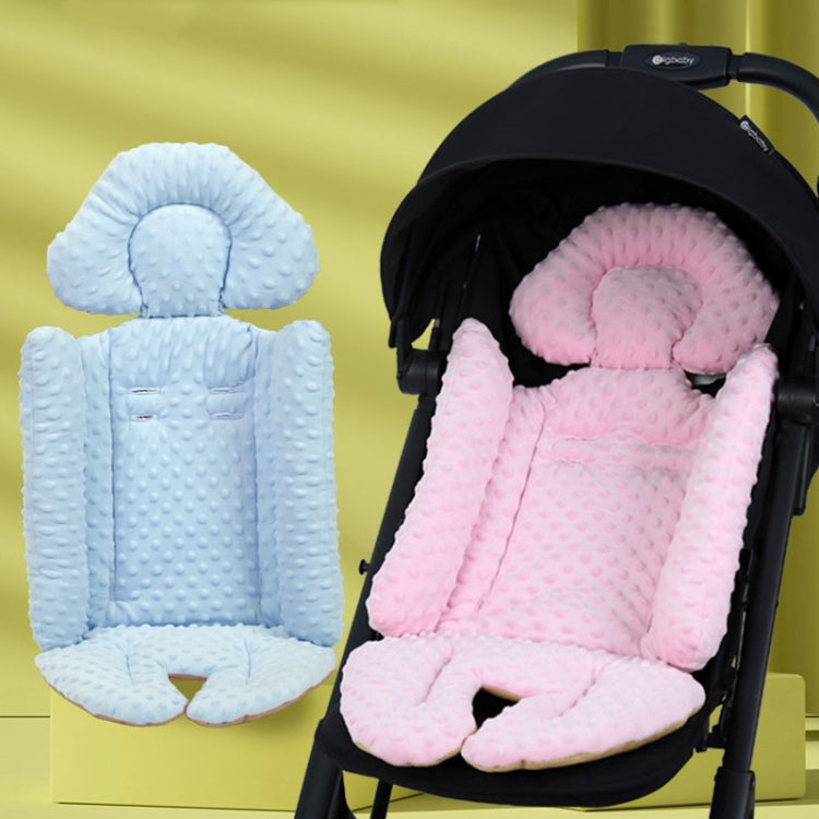 Baby Stroller Safety Cushion Cotton Cushion Baby Dining Chair Pad(Pink) by bashfashion