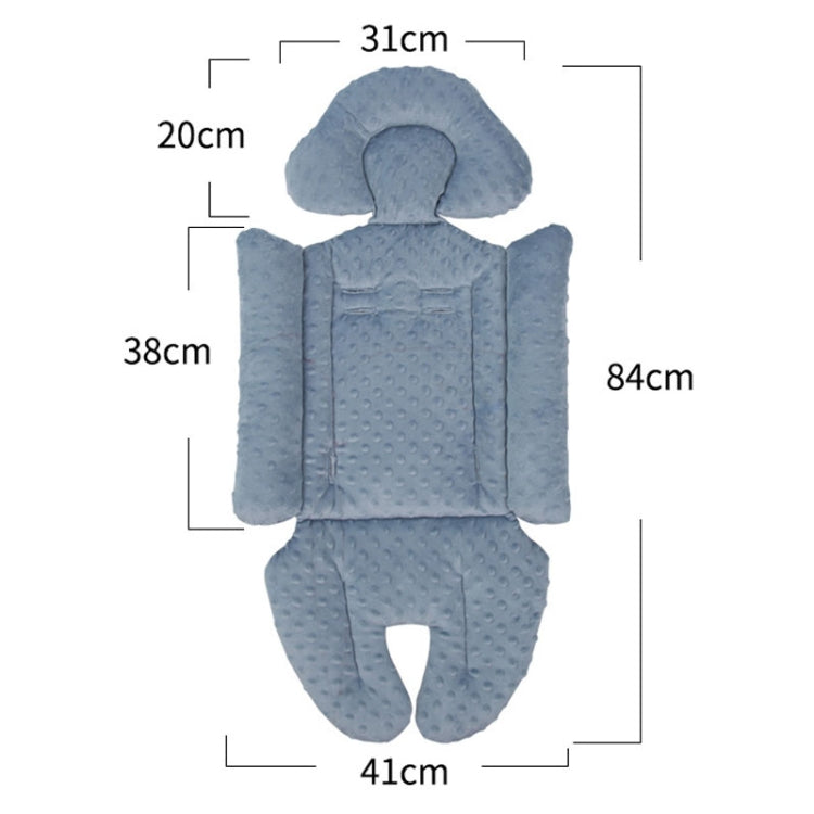 Baby Stroller Safety Cushion Cotton Cushion Baby Dining Chair Pad(Pink) by bashfashion