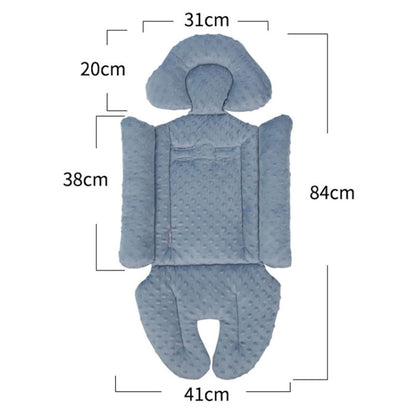 Baby Stroller Safety Cushion Cotton Cushion Baby Dining Chair Pad(Pink) by bashfashion