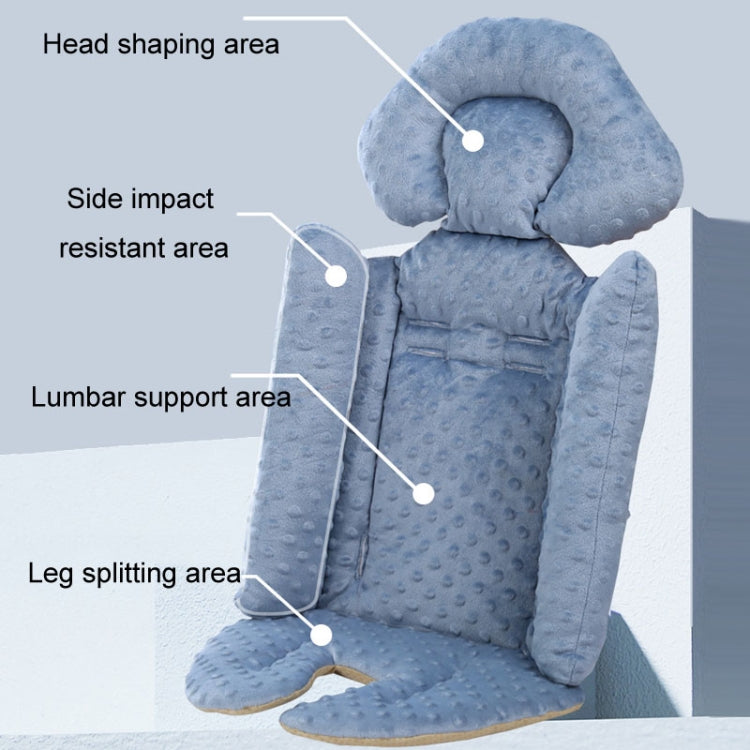 Baby Stroller Safety Cushion Cotton Cushion Baby Dining Chair Pad(Pink) by bashfashion