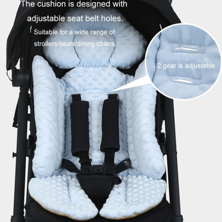 Baby Stroller Safety Cushion Cotton Cushion Baby Dining Chair Pad(Pink) by bashfashion