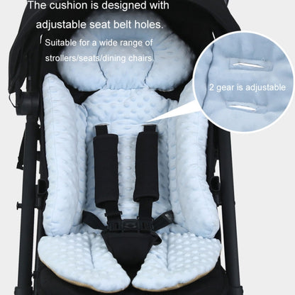 Baby Stroller Safety Cushion Cotton Cushion Baby Dining Chair Pad(Pink) by bashfashion