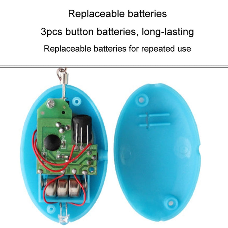 LED Flashing Alarm Anti Loss And Wolfproof Device Women Defense Emergency Caller(White) by bashfashion