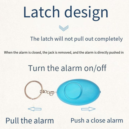 LED Flashing Alarm Anti Loss And Wolfproof Device Women Defense Emergency Caller(White) by bashfashion